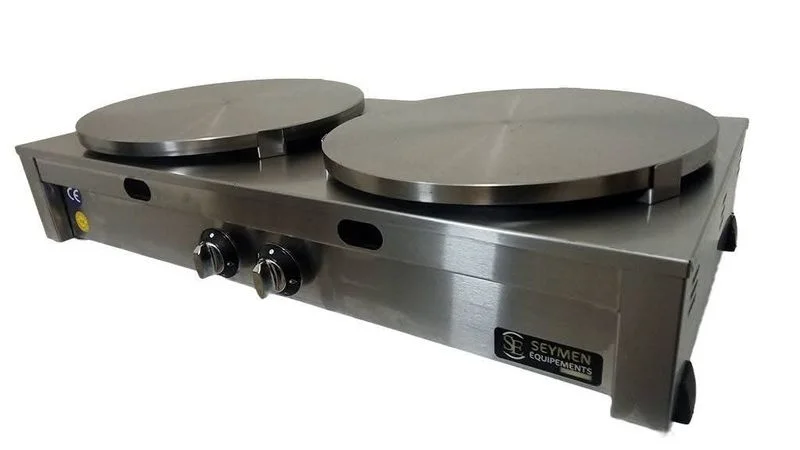 Crêpière gaz professionnelle double 40 cm — CG4040