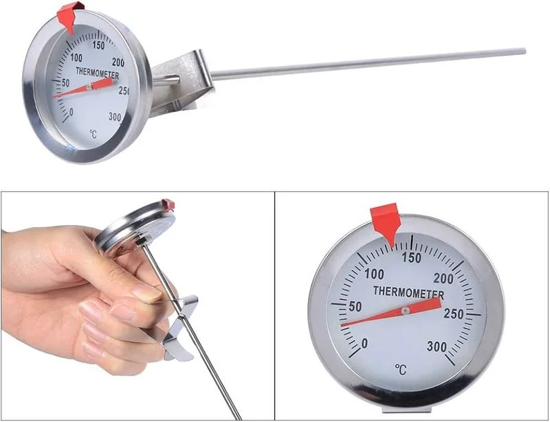 Thermomètre clipsable pour friteuse