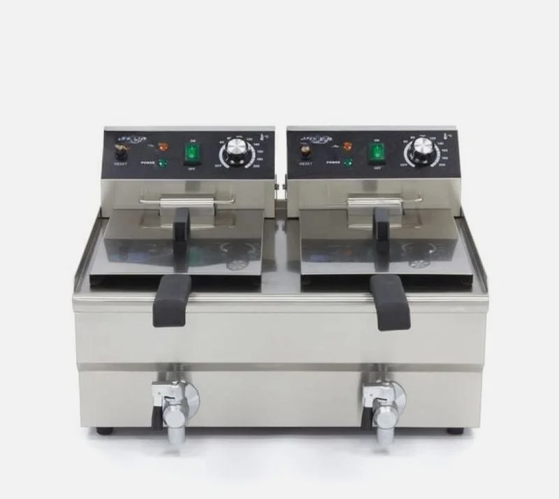 Friteuse électrique double cuve 2 × 13 litres — FE1313